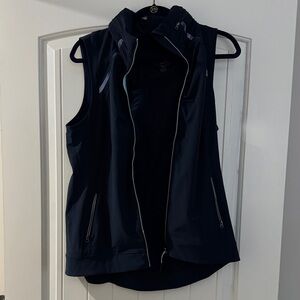 Tangerine Navy Sleeveless Hoodie